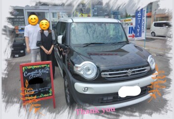 M様　中古車ｸﾛｽﾋﾞｰご納車おめでとうございます！